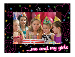 S23204 - Me & My Girls 4" X 6" Cardboard Photo Frame