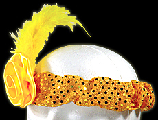 Gold Roaring 20's Sequin Headband