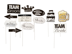 S57032 - Wedding Props On A Stick