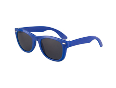 S6616 - Blue Blues Brother Style Sunglasses With Uv Lenses