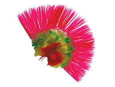 S70179 - Rainbow Mohawk Wig