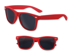 Rubberized Red Iconic Sunglasses - UV400