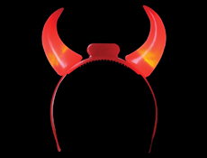 WP1193 - Light Up Devil Horns Headband