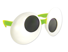 WP1274 - Green Googly Eyes Sun-Stache