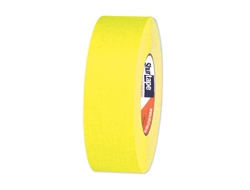 1" Fluorescent Party Tape - Neon Yellow