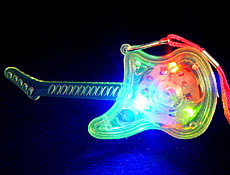 Light Up Guitar Necklaces
