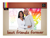 S23203 - Best Friends Forever 4" X 6" Cardboard Photo Frame