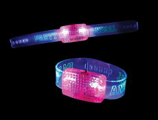 S46082 - Pink Party Animal Sound Reactive Bracelet