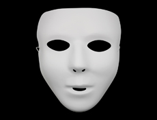 S59116 - White Face Mask