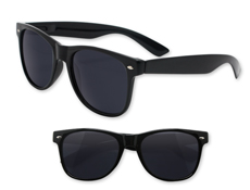 Black Iconic Sunglasses with Spring Hinge - UV400