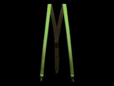 S90145 - LED Suspenders - Green