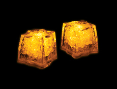 Yellow LED Ice Cubes