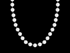 WP85L - 18Mm 42" Pearl Necklaces
