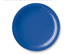 7" Blue Paper Plates