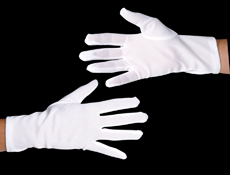 B60726 - Theatrical White Gloves