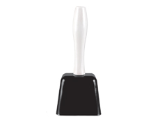 S11087 - 7.5"" Black Cowbell With Handle