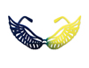 S29200 - Wing Glasses - Blue/Yellow
