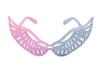 S29201 - Wing Glasses - Pink / Clear