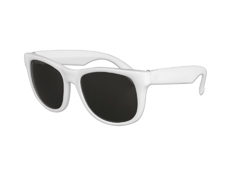 S36031 - Kids Classic Sunglasses - Solid White