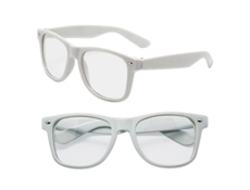 S53012 - Clear View White Iconic Sunglasses - UV400
