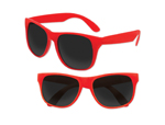 S53067 - Solid Classic Sunglasses - Red