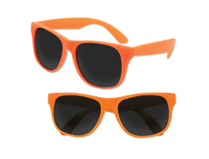 S53070 - Solid Classic Sunglasses - Orange