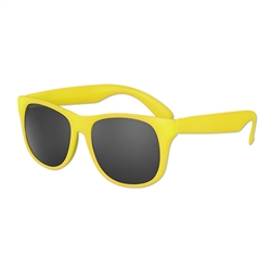 S53106 - Solid Yellow Classic Sunglasses
