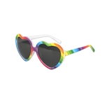 S53155 - Rainbow Heart Sunglasses