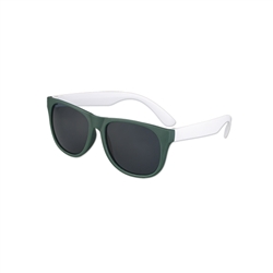 S53158 - Duo Sunglasses Dark Green/White