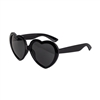 S53180 - Black Heart Shaped Sunglasses