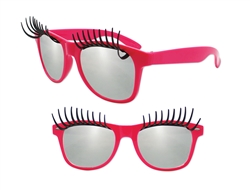 S59149 - Pink Eyelash Glasses