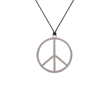 S6477 - Peace Sign Necklace