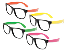 S70300 - Neon Nerd Glasses Without Lenses