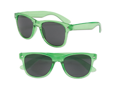 S70361 - Transparent Green Iconic Sunglasses - UV400
