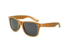 S70364 - Metallic Gold Iconic Sunglasses - UV400