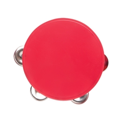 S70398 - 5.25" Red Top Tambourine