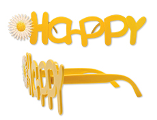 Happy Glasses - Yellow