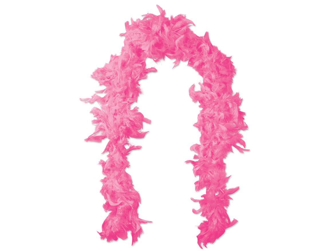 Feather Boa (Light Pink)-Standard - The Party Place