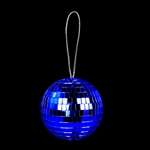 S8705 4" Blue Disco Ball W/String