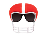Red Football Helmet Game Shade