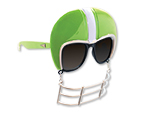 Green Football Helmet Game-Shade