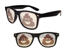 WP1309 - Poop Emoji Pinhole Glasses