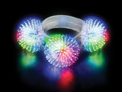 WP1484 - LED Pom Pom Bracelet