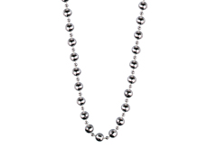 WP5S - Silver Faceted Beads